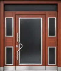 Ceviz Bölmeli Apartman Giriş Kapısı V:30