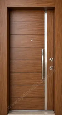 Afromozya Kaplamalı Çelik Kapı A:8