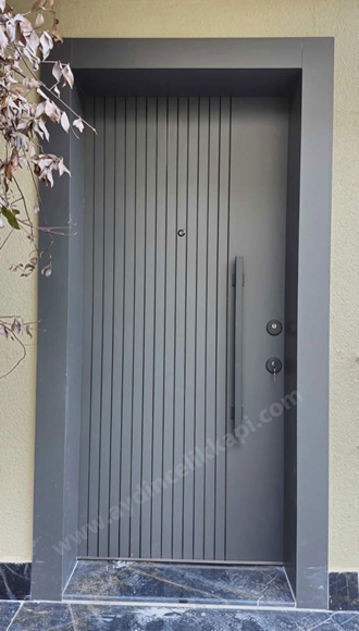 Çelik kapı 21, villa çelik kapı dış mekan kapısı