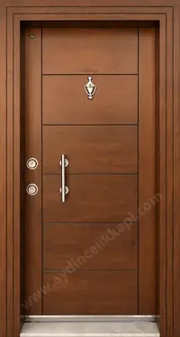 Modern Çizgili Çelik Kapı A:10