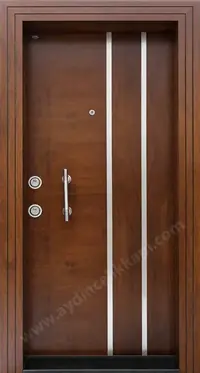 Paslanmaz Aksesuarlı Çelik Kapı A:16