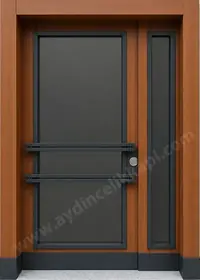 Antrasit Paslanmazlı Apartman Kapısı V:7