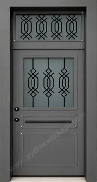 Ferforjeli Camlı Villa Çelik Kapısı V:22